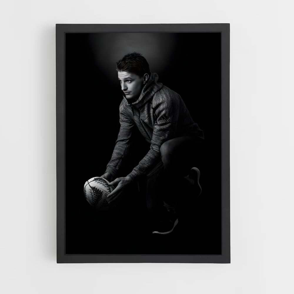 Poster Beauden barrett décisifs – affiche Rugby (vue 2)